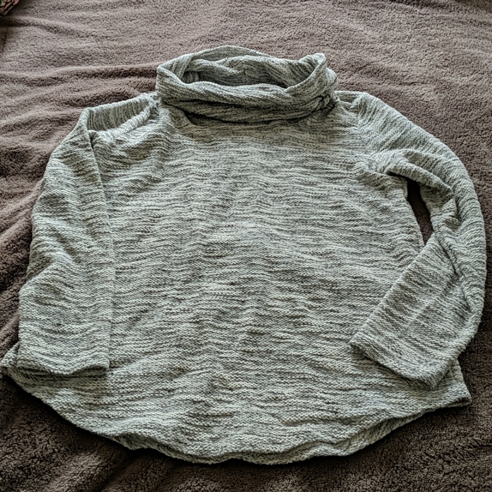 The Loft black/white turtleneck neck sweater S